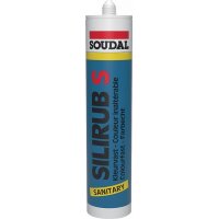 Soudal Sanitärsilikon Silirub S transparent 300 ml...