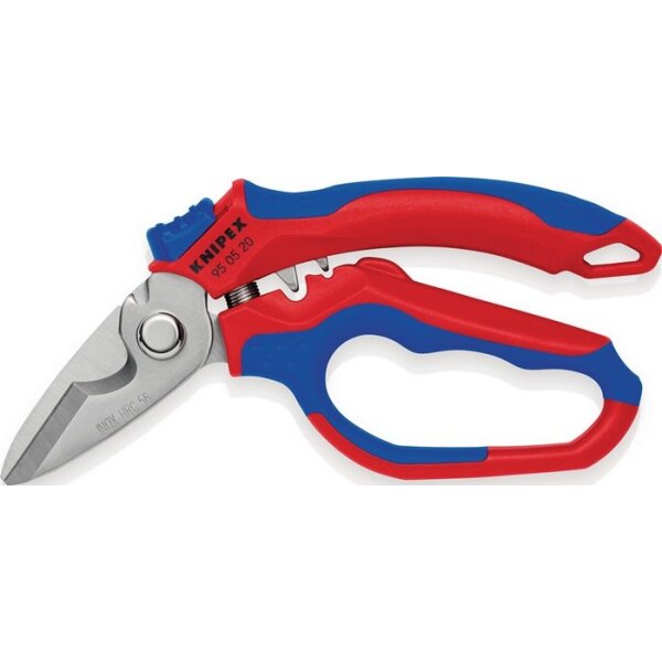 Knipex Elektriker-/Handwerkerschere Länge 160 mm Mehrkomponenten-Hüllen