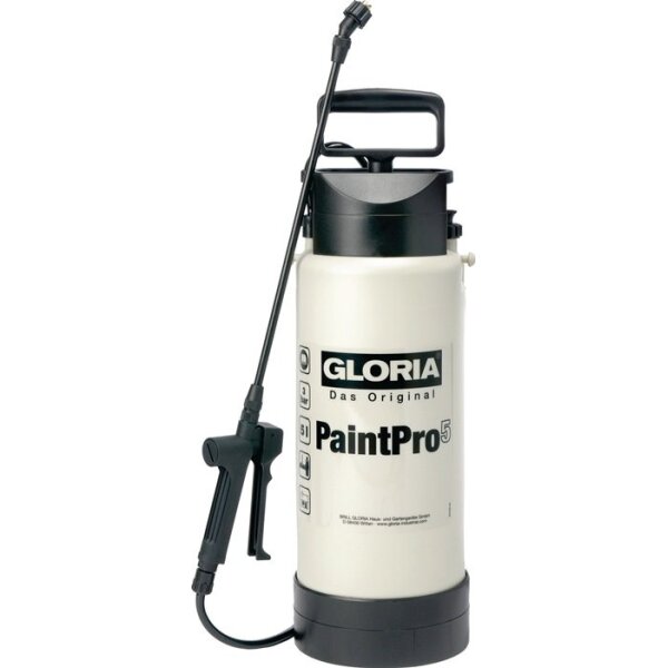 Gloria Drucksprühgerät Paint Pro 5 Füllinhalt 5 l 3 bar FKM Gewicht 1,7 kg