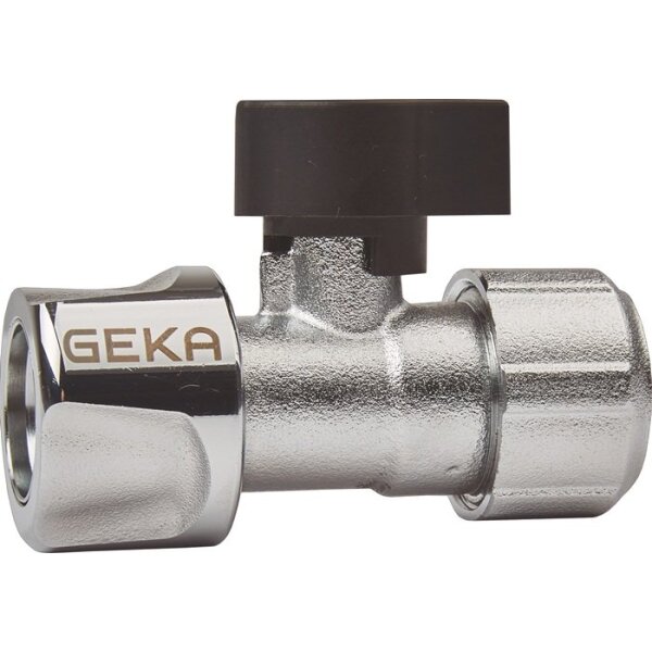 Geka Stecksystem Kugelhahn GEKA plus Messing verchromt Schlauchgröße 13 mm