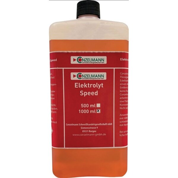 Conzelmann Elektrolyt Speed 1 l Flasche