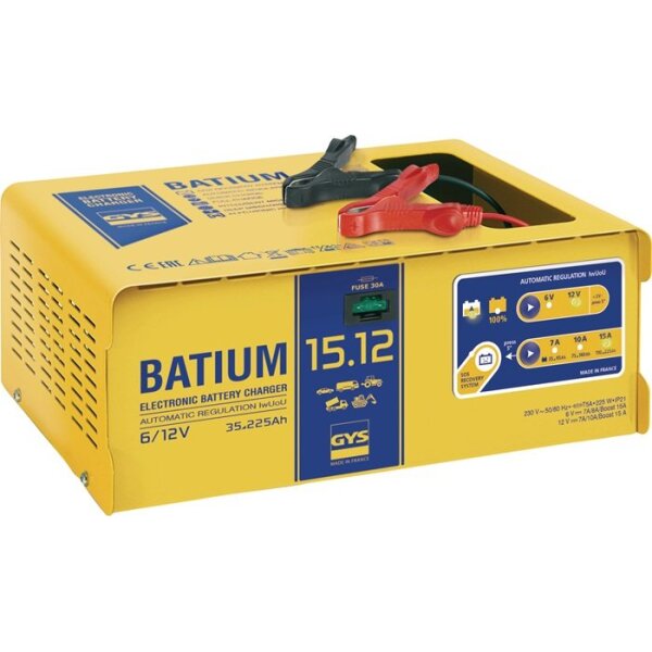 Gys Batterieladegerät BATIUM 15-12 6 / 12 V effektiv: 11 / arithmetisch: 7-10-15 A