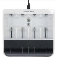 Schnellladegerät NiBC-ComfortMulti-USB-cb m.USB-Eingang 1,2 V NiMH ANSMANN