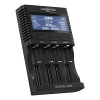 Ansmann Universalladegerät UBC Powerline 4 Ultra mit Netzteil 1,2 V NiMH, Li-Ion 3,6 V