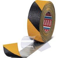 Antirutschklebeband extrem flex.60955 schwarz/gelb L.18 m,B.50mm TESA