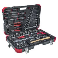 Steckschlüssel-/Handwerkzeugkoffer R4600 3100 100-tlg.SW 4-32mm GEDORE RED