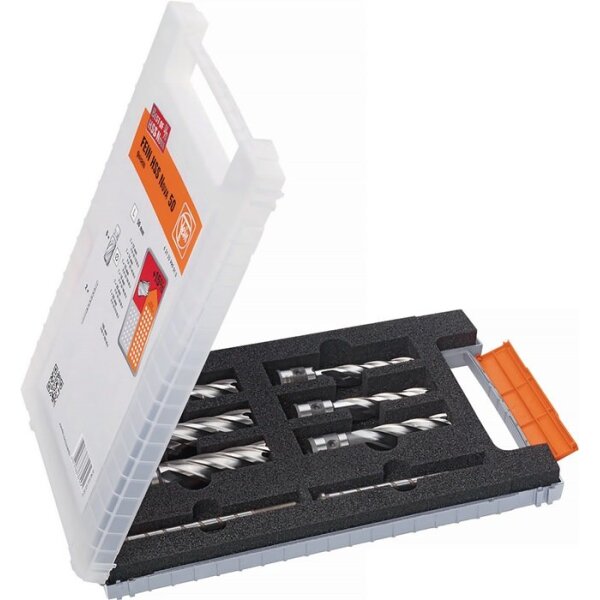 Fein Kernbohrersatz Best Of 8-teilig Ø 12-22 mm HSS Schnitttiefe 25 mm Weldon