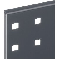 Rasterplan Lochplatte B450xL500mm anthrazitgrau, RAL 7016