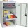 Stumpf Werkzeug-/Beistellschrank H1000xB500xT500 mm 2Schubl.,1Bd. lichtgrau/lichtgrau