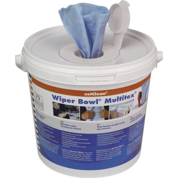 Wiper bowl Handreinigungstuch Wiper Bowl® Multitex® hohe Reinigungskraft 72 St. Eimer