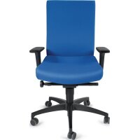 Dauphin Bürodrehstuhl mit Synchrontechnik azurblau...