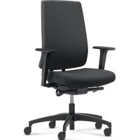 Dauphin Bürodrehstuhl mit Synchrontechnik schwarz...