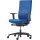 Dauphin Bürodrehstuhl mit Synchrontechnik Sitztiefe 380-440 mm azurblau 400-520 mm mit Armlehnen Tragfähigkeit 110 kg