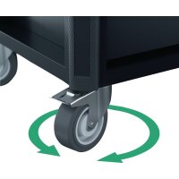 Wera Werkstattwagen 9700 Tool Rebel B785xT709xH1020mm 1000 kg 7 Schubladen 78-teilig