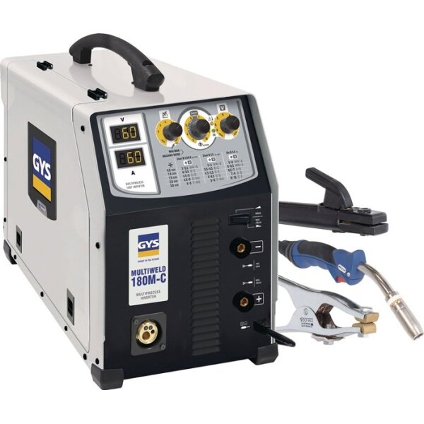 Gys MIG/MAG-Schweißanlage MULTIWELD 180M-C mit Zubehör 30-180 A gasgekühlt