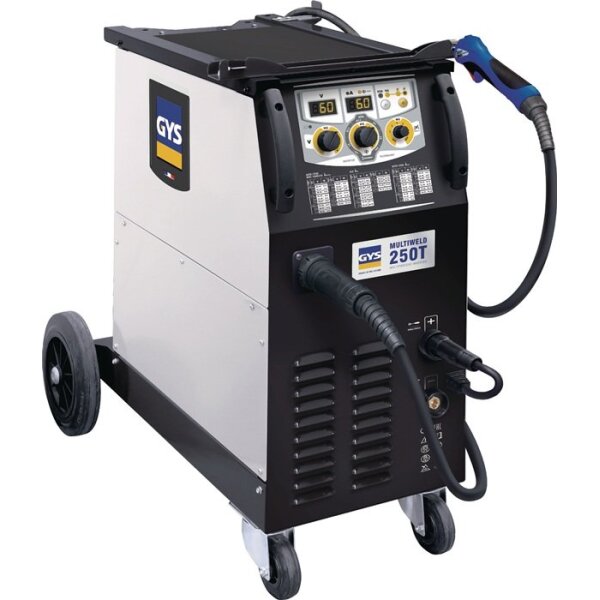 Gys MIG/MAG-Schweißanlage MULTIWELD 250T mit Zubehör 40-250 A gasgekühlt