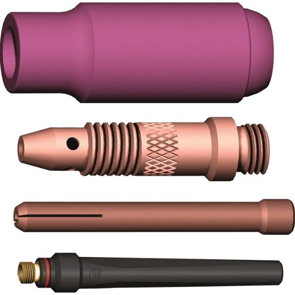 A.binzel TIG-Zubehörkit 4-teilig in Kunststoffbox WE 2,4 mm ABITIG 17, 18, 26