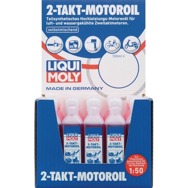 Liqui moly 2-Takt-Motoroil 100 ml Mischverhältnis bis 1:50 Dosierflasche