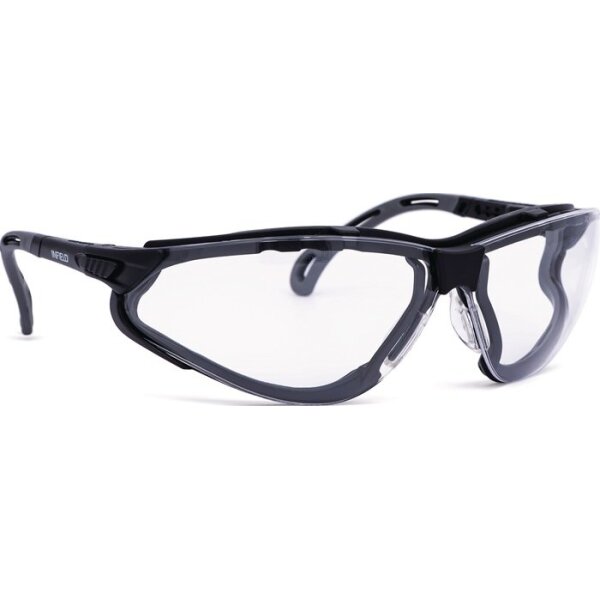 Infield safety Schutzbrille Terminator Xtra EN 166 Fassung: schwarz Scheibe: klar Polycarbonat