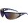 Pro fit Schutzbrille Racer 2.0 EN 166, EN 172 Bügel schwarz/blau, Scheibe verspiegelt Polycarbonat