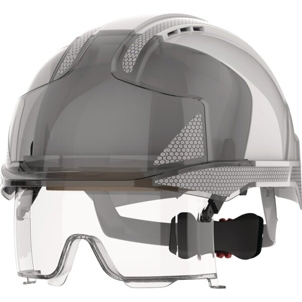 Jsp Industriehelm EVO® VISTAlens® weiß/smoke ABS EN 397, EN 50365