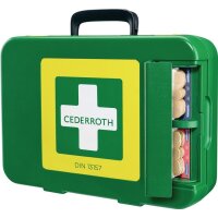 Cederroth Erste Hilfe Koffer First-Aid-Kits B300xH420xT118ca.mm grün