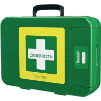 Cederroth Erste Hilfe Koffer First-Aid-Kits B300xH420xT118ca.mm grün