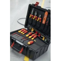 Wiha Werkzeugsortiment Basic Set L electric 45530 17-teilig im Schutzkoffer