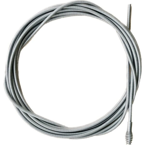 Cabere Rohrreinigungswelle Länge 7,5 m Wellen-Ø 8 mm Spiralen-Ø 8 mm Krallen-Ø 18 mm Drahtstärke Ø 2 mm einlagig