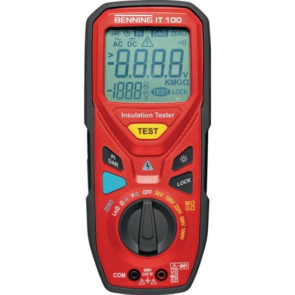 Benning Isolations-/Widerstandsmessgerät IT 100 600 V 300 kΩ-20 GΩ