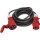 Weingärtner CEE-Verlängerung mit Phasenwendestecker 16 A 400 V 10 m H07RN-F 5 x 2,5 mm² schwarz IP44
