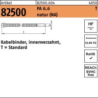 Kabelbinder R 82500 innenverz. 2,3x83/16 PA 6.6 natur 1000St. HELLERMANNTYTON