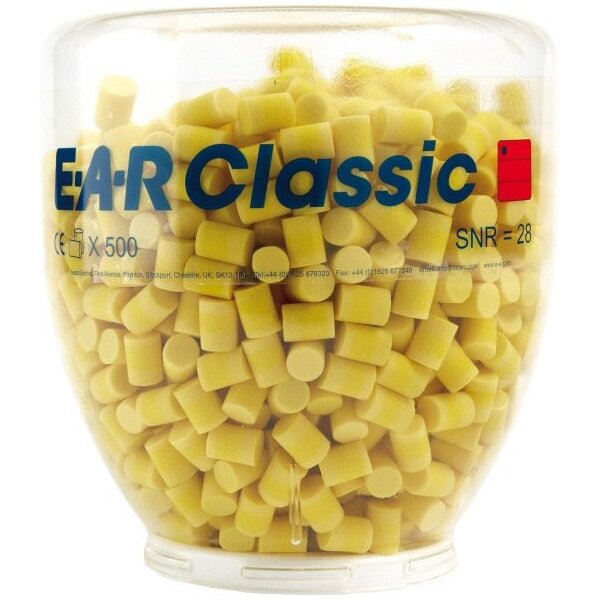 3m Gehörschutzstöpsel E-A-R™ Classic™ Refill EN 352-2:2020 SNR 31 dB 500 Paar / Dispenser