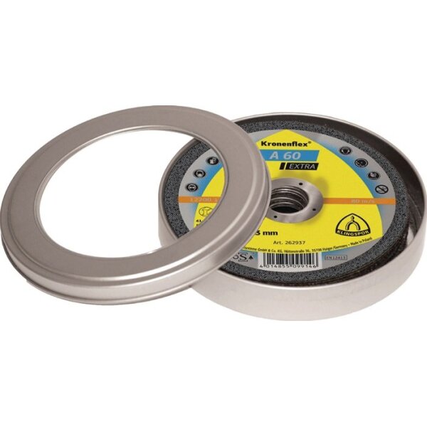 Klingspor Trennscheibe A 60 Extra D125x1,2mm gerade INOX Bohrung 22,23 mm