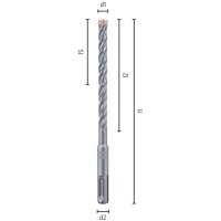 Alpen Hammerbohrersatz FORCE X 7-teilig X SDS-plus...