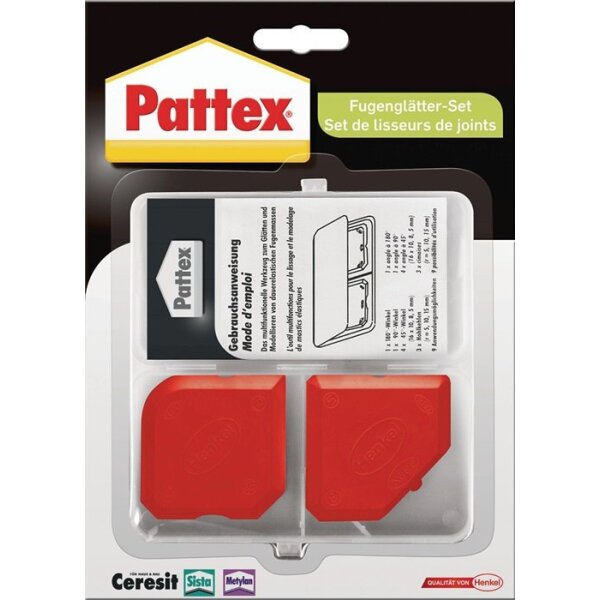 Pattex Fugenglätter 2-teilig Kunststoff Set