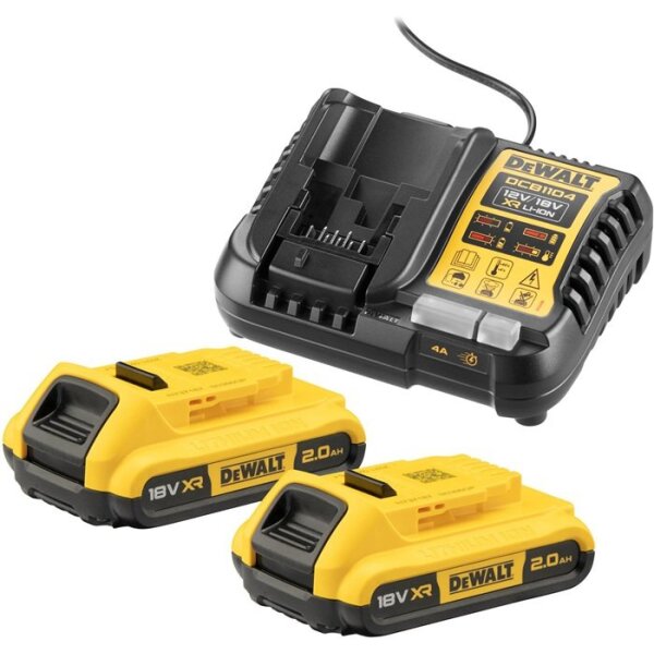 Dewalt Akku-Starter-Set DCB1104D2 18 V 2 Ah