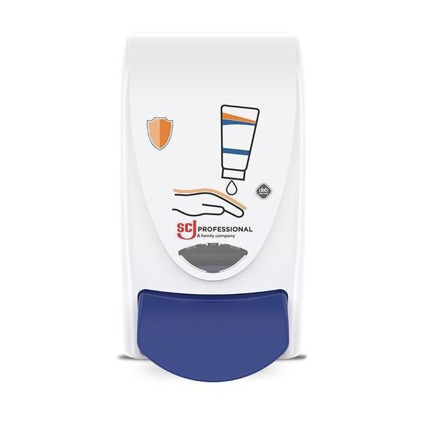 Sc johnson Spender Hautschutz PROLINE H235xB132xT117ca.mm 1 l weiß/blau