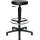 Topstar Drehhocker mit Gleiter Kunstleder-Hochpolster schwarz Sitzhöhenverstellung 580-840 mm