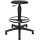 Topstar Drehhocker mit Gleiter Kunstlederpolster schwarz Sitzhöhenverstellung 540-800 mm