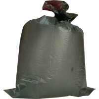 Kunststoffsack 120l LD-PE grau 100 µm B700xL1100mm...