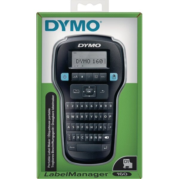 Dymo Beschriftungsgerät Label Manager 160 Schriftbandbreiten 6, 9, 12 mm Breite x Länge 219 mm