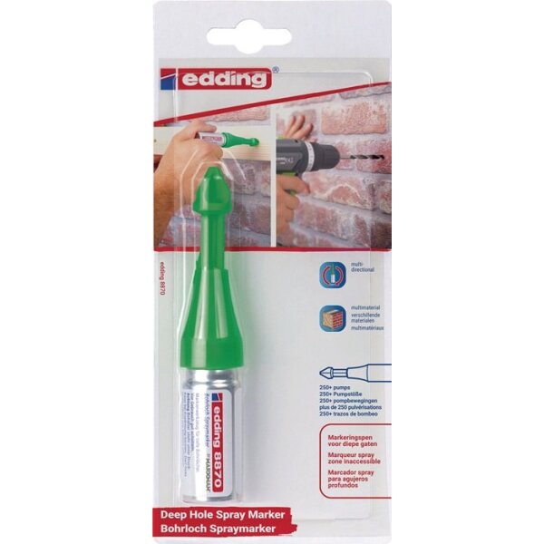 Edding Bohrloch-Spraymarker 8870 neongrün Düse
