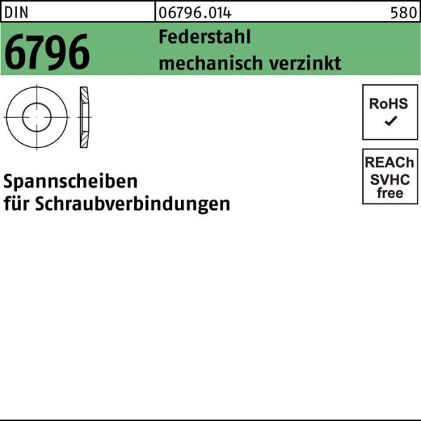 Spannscheibe DIN 6796