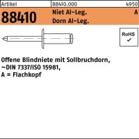 Blindniete R 88410 Flachkopf