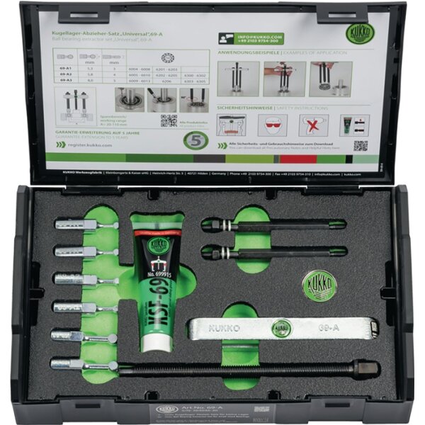 Kugellagerabziehersatz 69 KUKKO