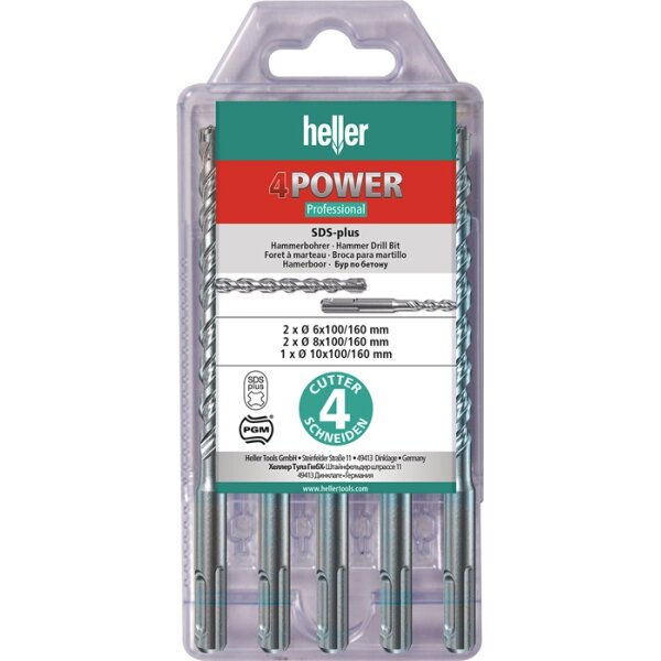 Hammerbohrersatz 4Power HELLER