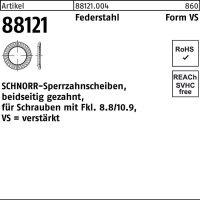 Sperrzahnscheibe R 88121 beidseitig gezahnt SCHNORR