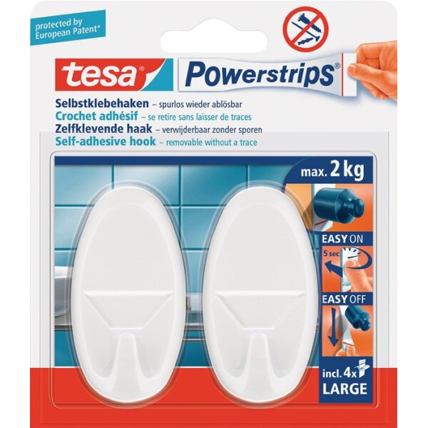 Deko Haken Powerstrips® Haken LARGE 58013 TESA