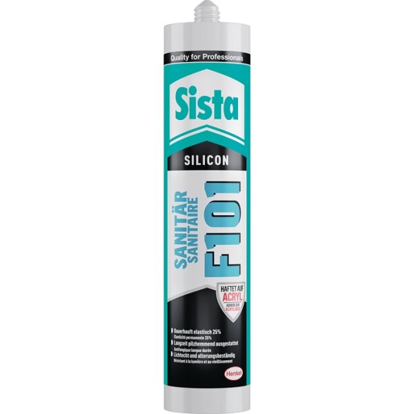 Sanitärsilikon F101 SISTA